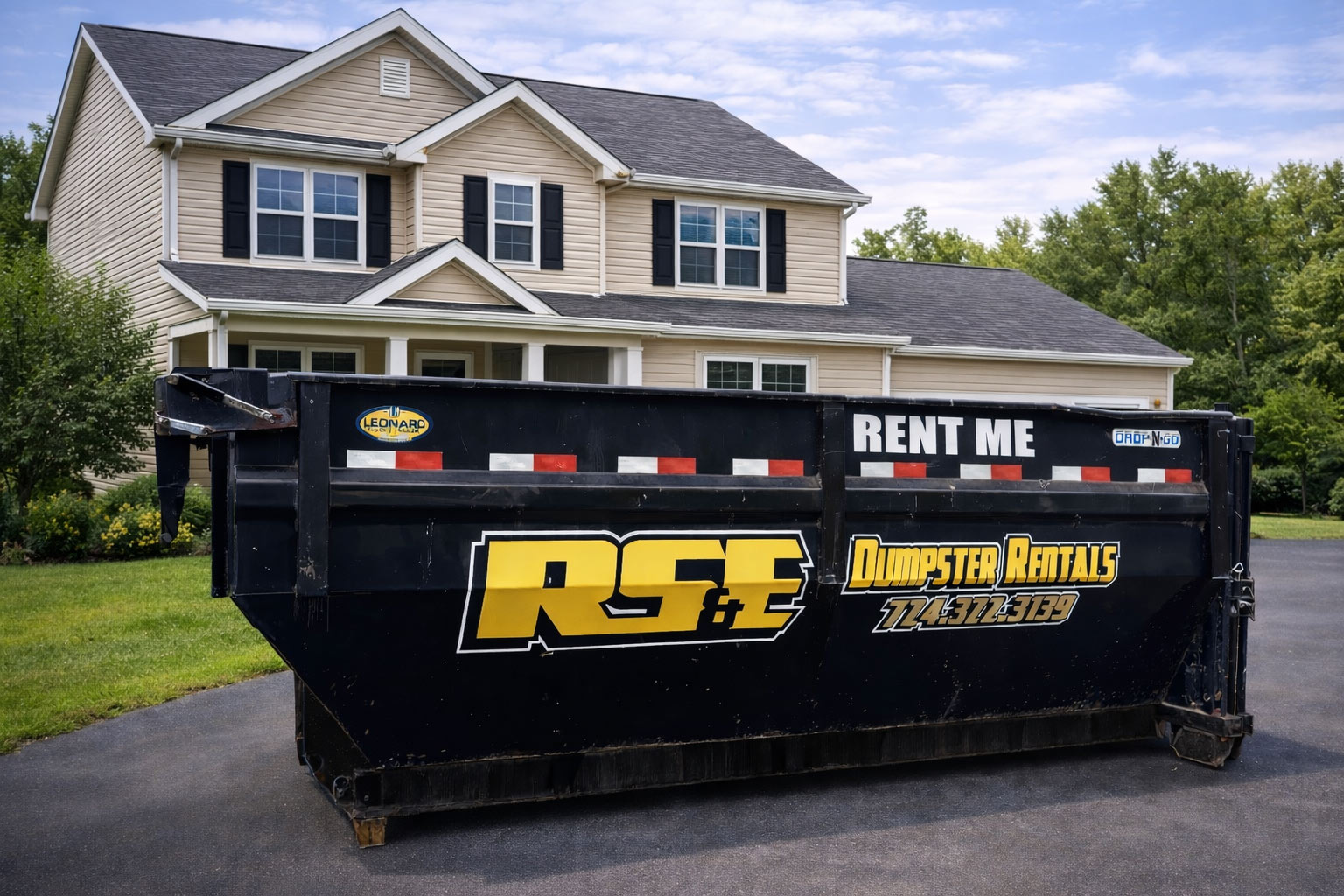 dumpster-rentals-service-house